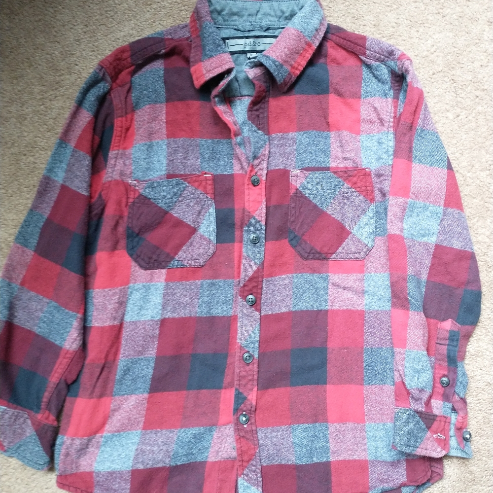 Boys flannel long sleeve